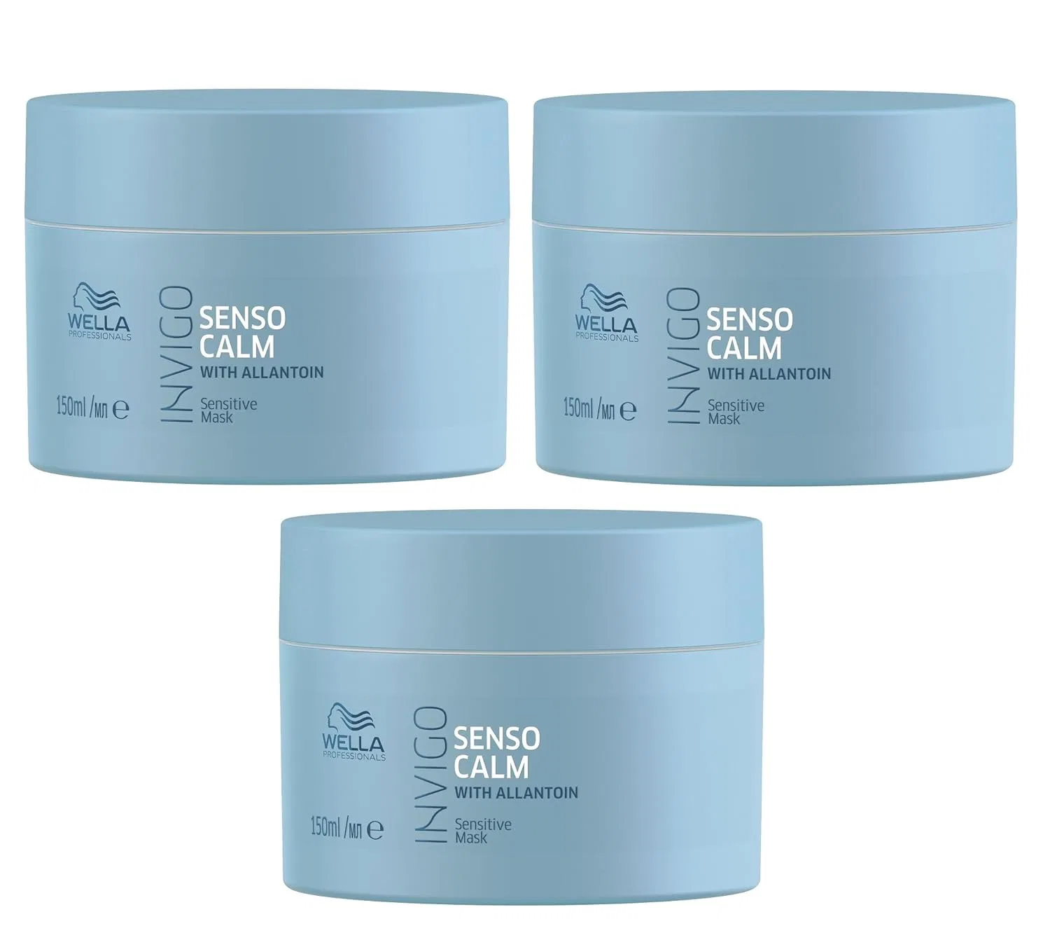 Маска для чувствительной кожи головы Senso Calm Sensitive от WELLA Professionals, 3 x 150 мл Wella