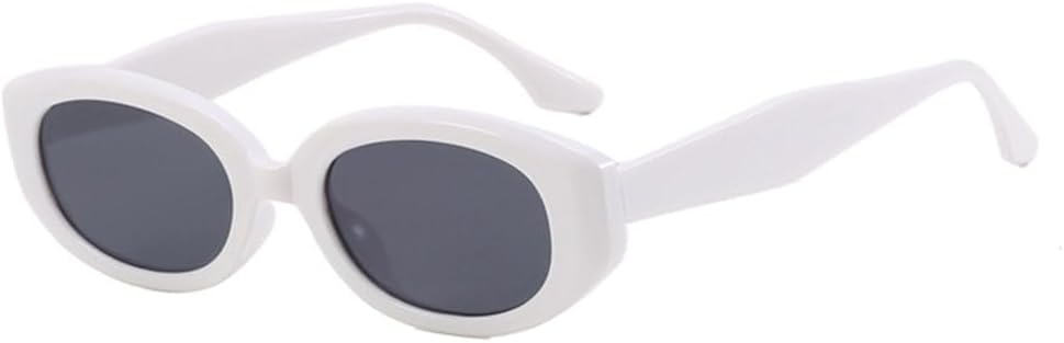 

Женские ретро-солнцезащитные очки маленького размера, популярные модные, конфетных цветов, в стиле панк, с защитой от УФ-излучения UV400, белые, черные, одни TYUVIVO, White-black