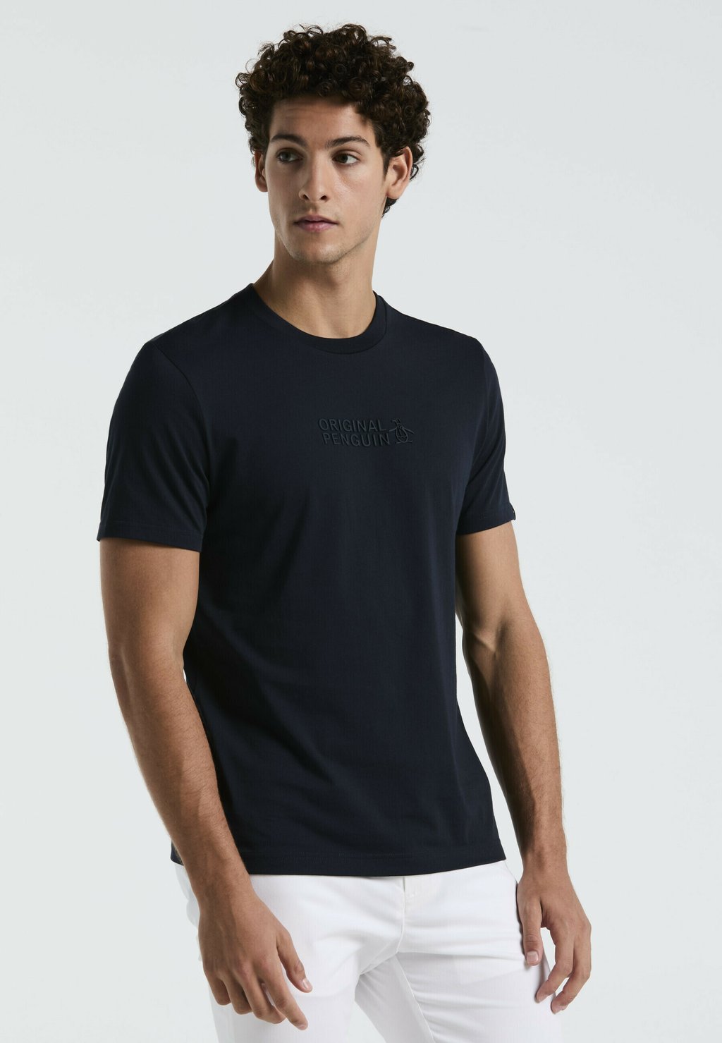 

Футболка с принтом HD TONAL LOGO SHORT SLEEVE Original Penguin, темно-синий