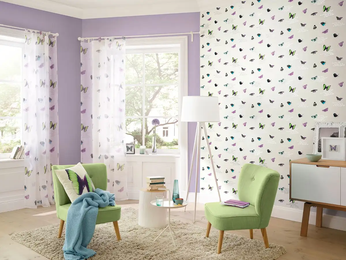 

Freundin Home Collection декоративная подушка "Летняя бабочка 03 бело-красочный", подушка с наполнителем из полиэстера с мотивом бабочки, 45х45 см, кремовый/яркий