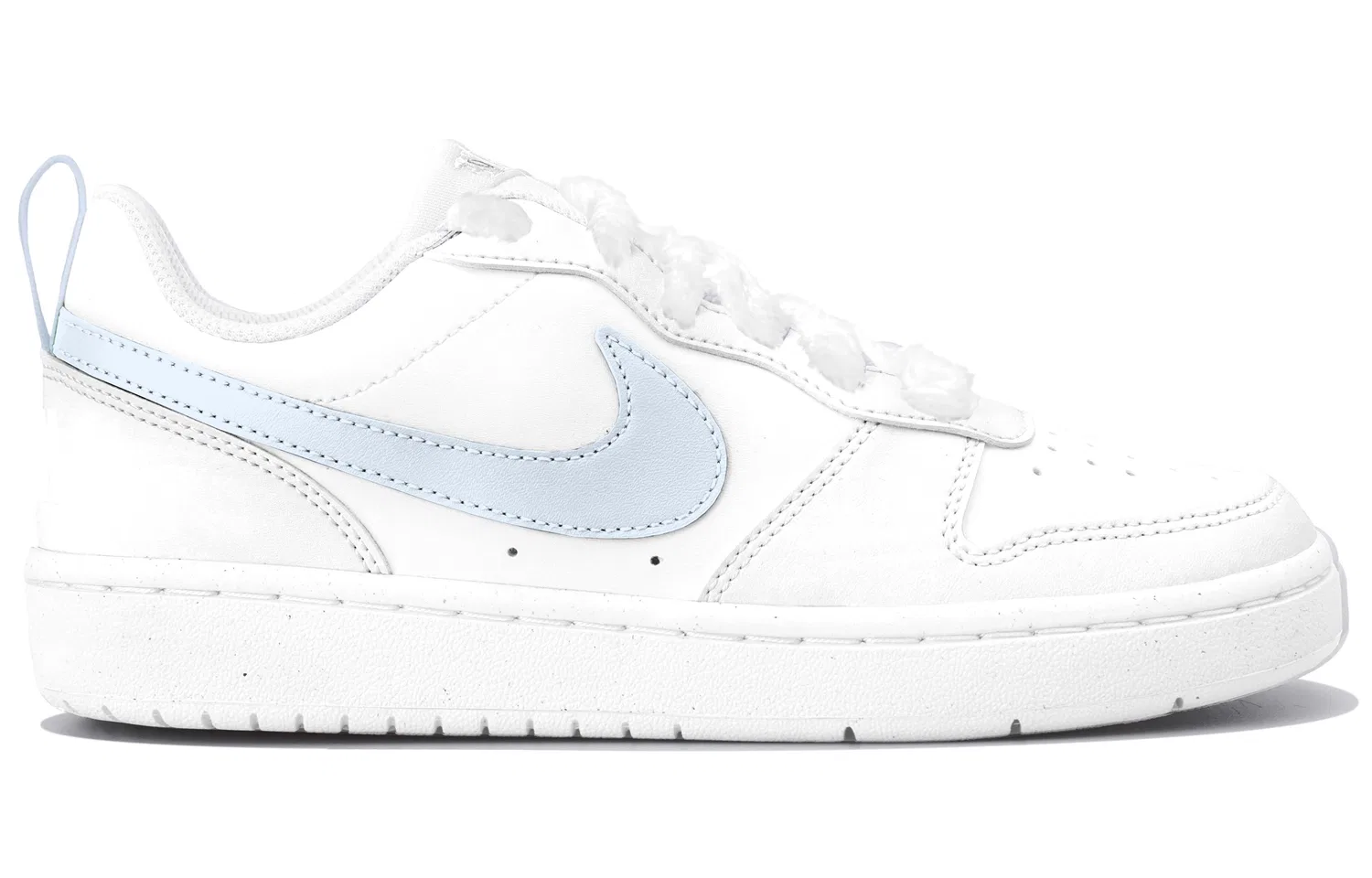 Кроссовки для скейтбординга Nike Court Borough Leather Low Top белые — фото 3