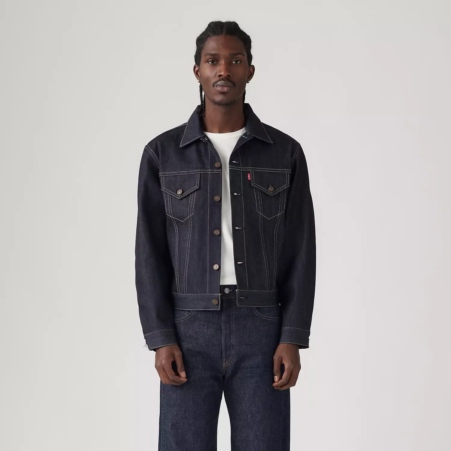 1961 557 Куртка дальнобойщика Levi's, цвет Organic - Dark Indigo — фото 2