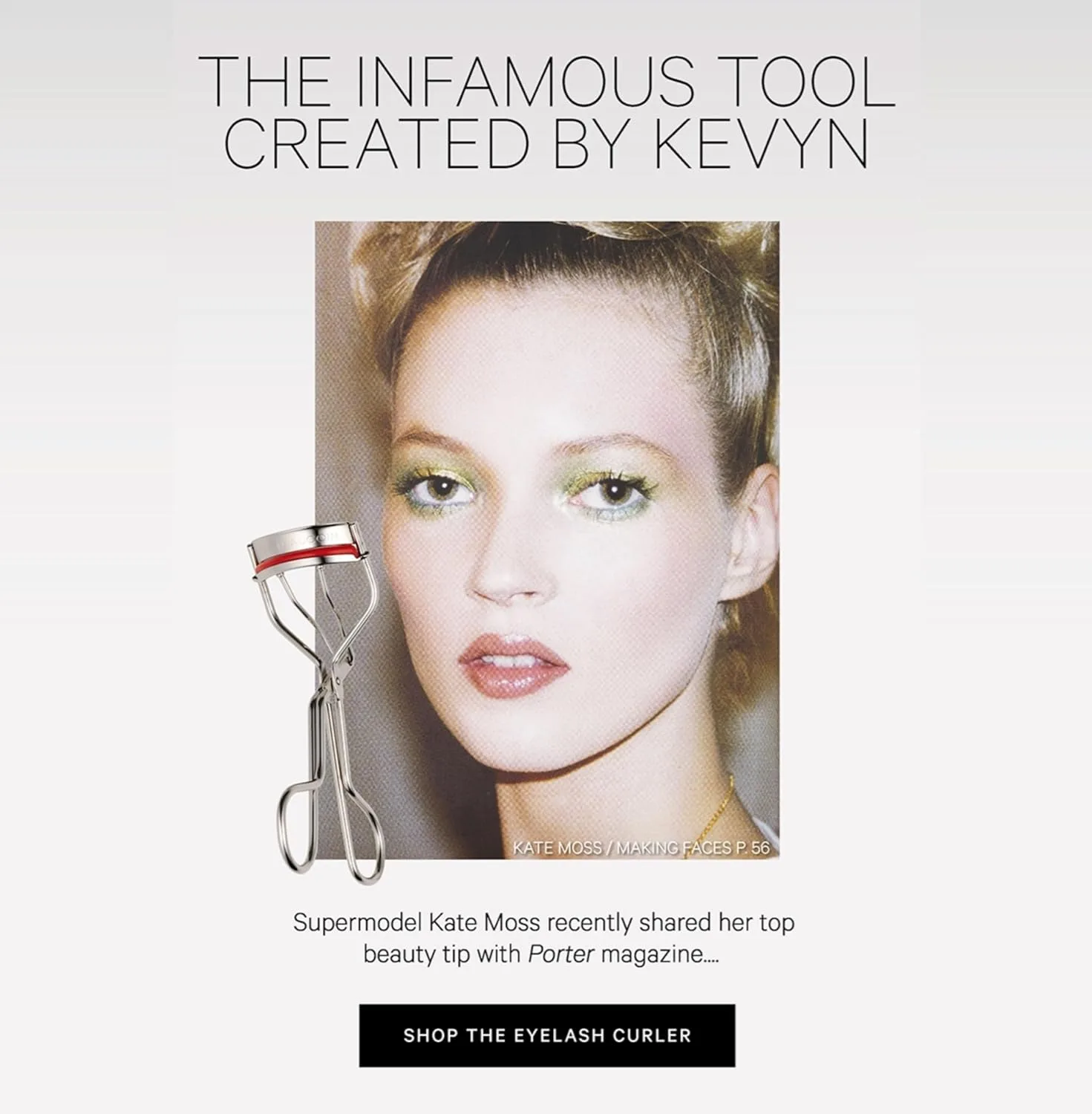 Kevyn Aucoin The Eyelash Curler: легкое использование, стойкий завиток, широкое раскрытие, нержавеющая сталь с двумя красными подушечками, профессиональный инструмент визажиста, Cranberry — фото 3