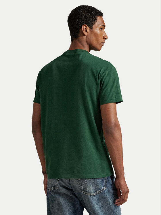 Футболка classic fit 710981142004 Polo Ralph Lauren, зеленый — фото 3