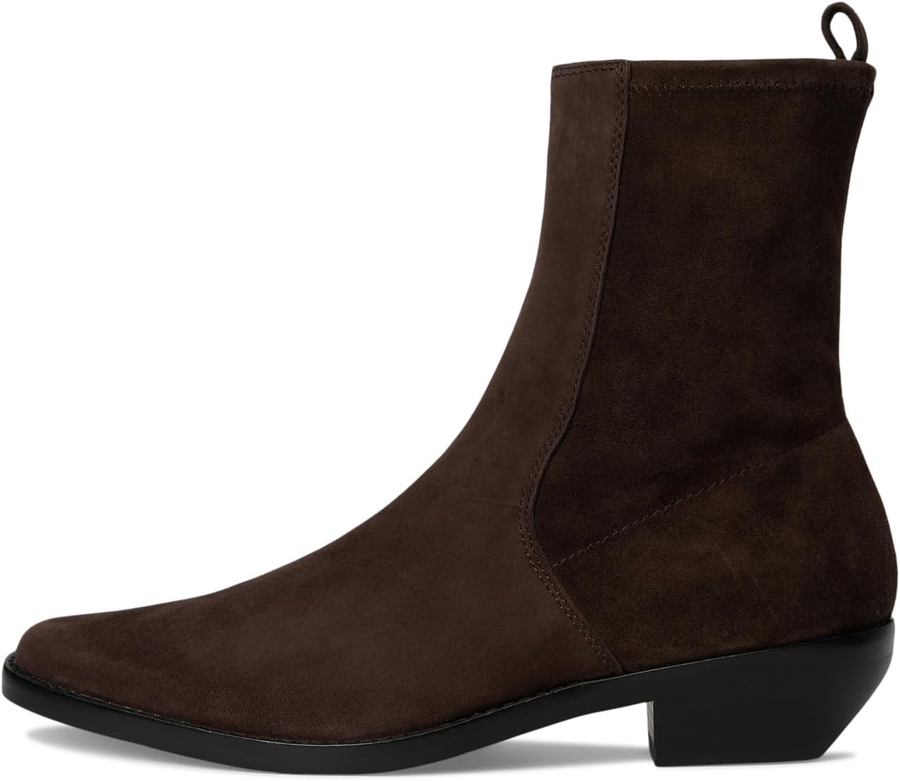 Ботинки Madewell Idris Glove Bootie - Suede, цвет Dark Carob 1 — фото 4