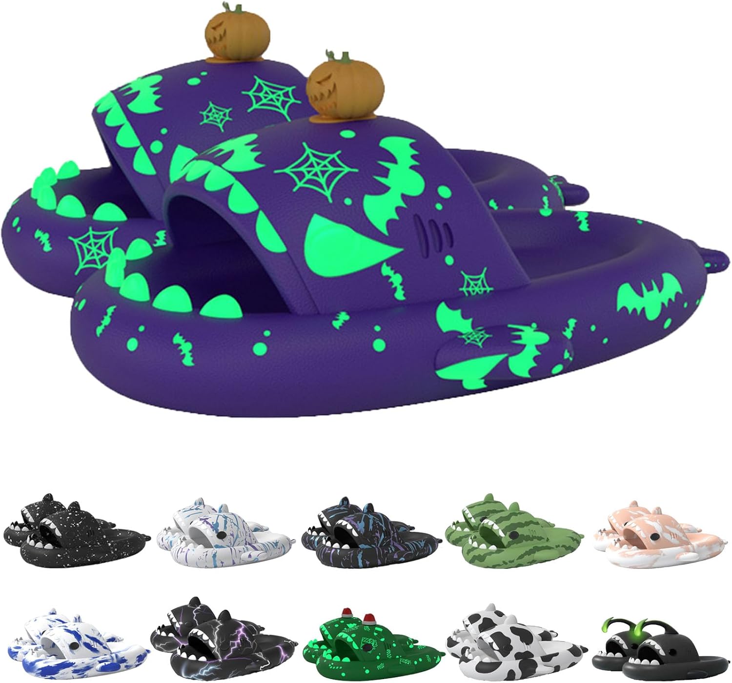 

Оригинальные шлепанцы Sharklas Polares, оригинальные Sharklas, шлепанцы Sharky, шлепанцы с изображением акулы, сандалии Shark Slides для женщин и мужчин Jfxgjuv, пурпурный