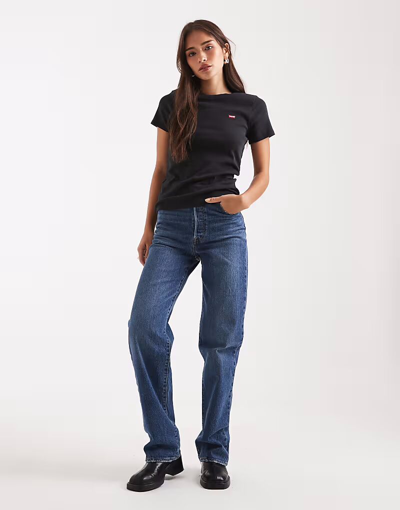Упаковка из двух футболок с логотипом черного цвета Levi'S — фото 4