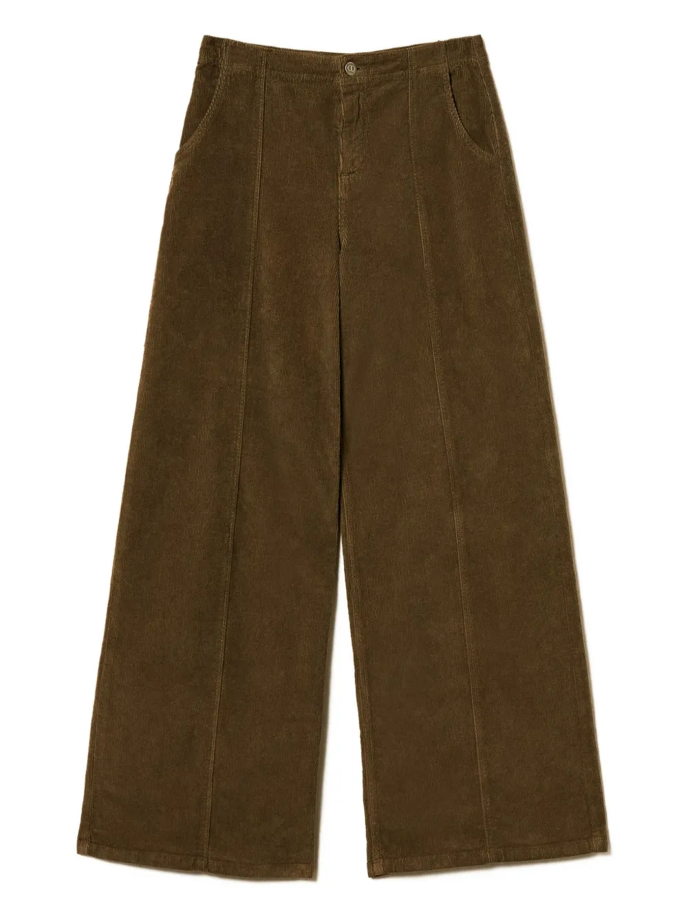 

Вельветовые брюки TWINSET, коричневый