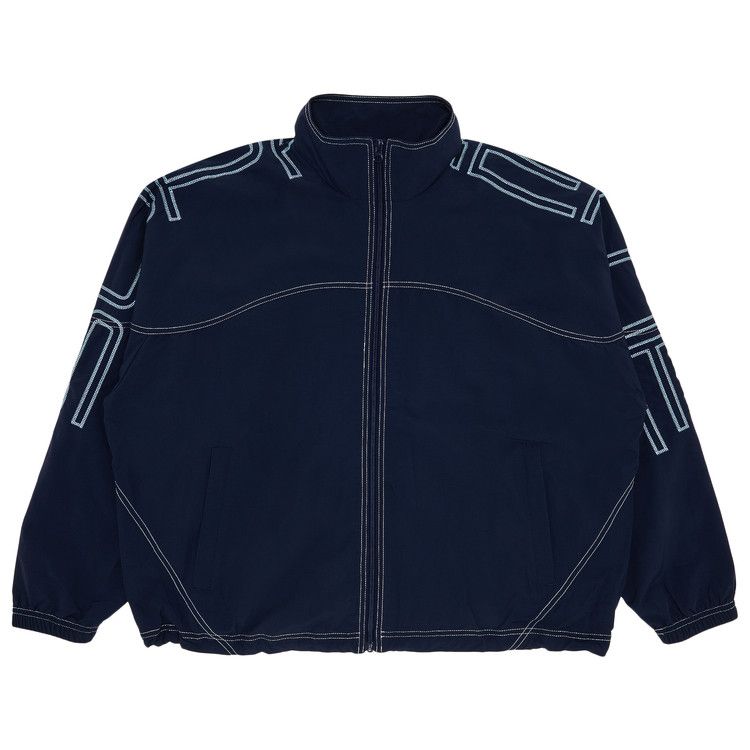 

Спортивная куртка Supreme Spellout Embroidered Track Jacket, Navy