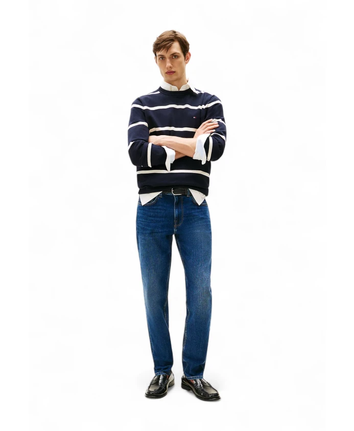 Свободные джинсы-клеш в стиле Гарлем Tommy Hilfiger, синий — фото 2