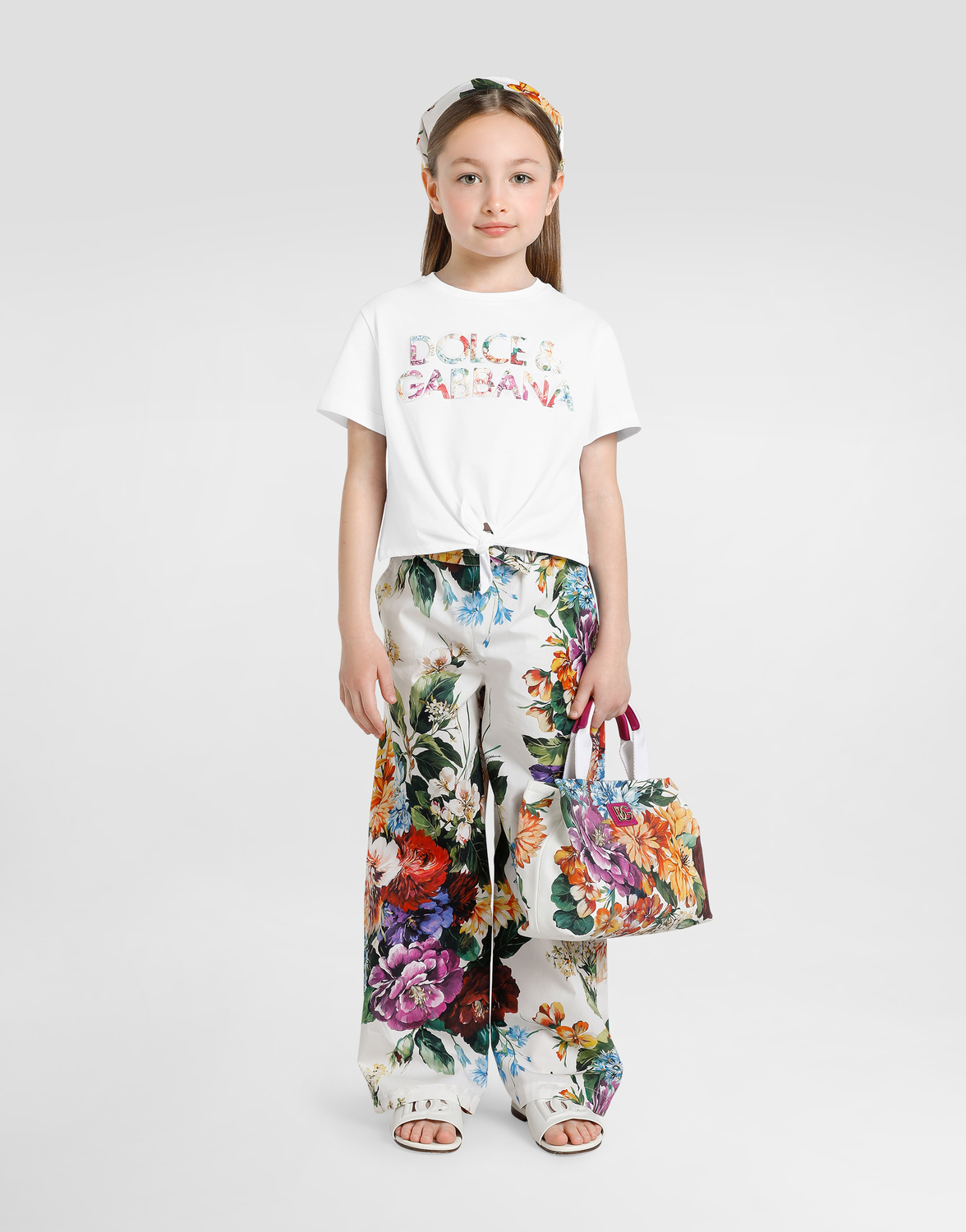 Футболка с короткими рукавами с принтом Dolce&Gabbana, белый — фото 2