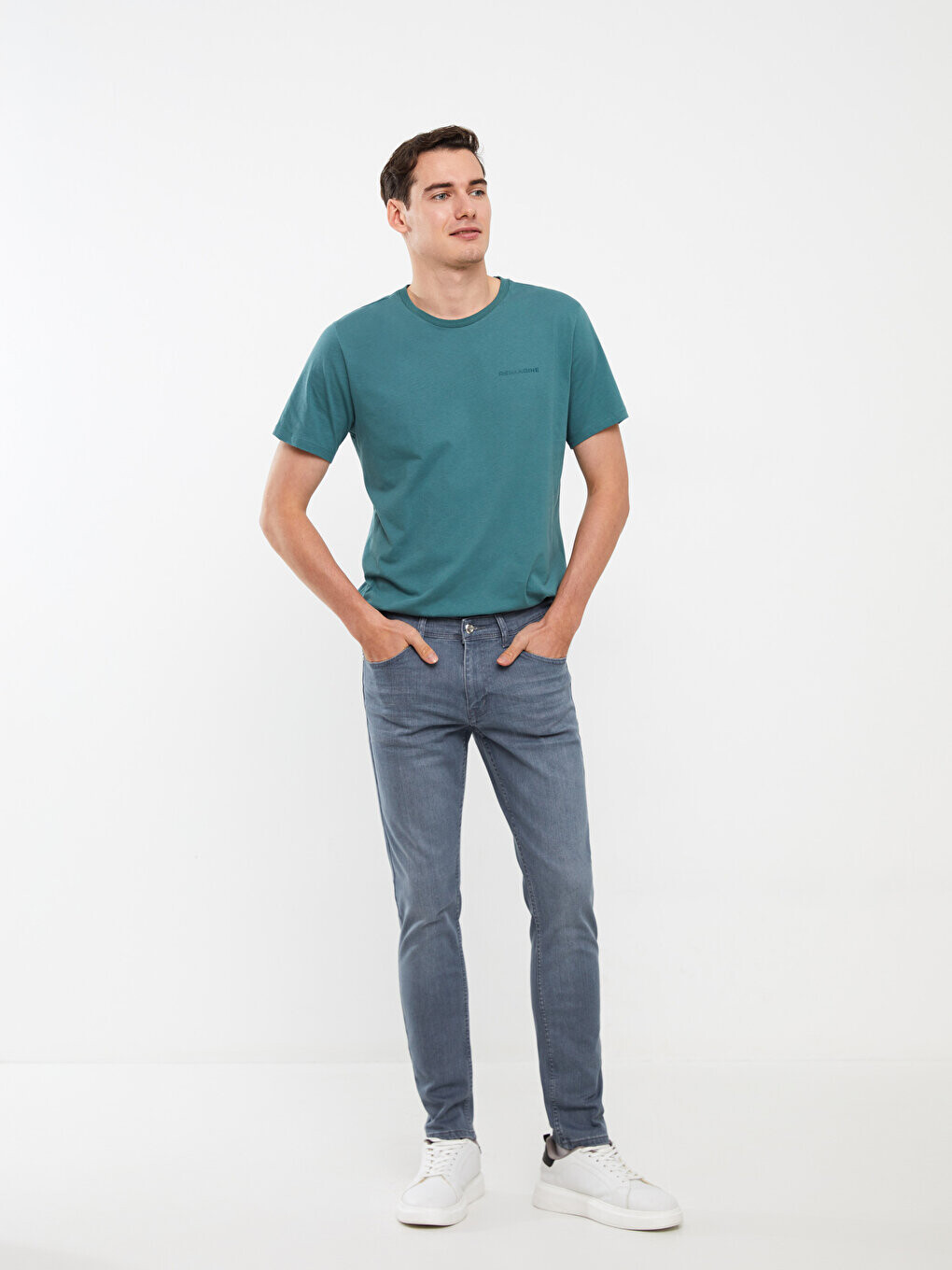 

Мужские джинсовые брюки скинни 760 LCW Jeans, открытое индиго родео