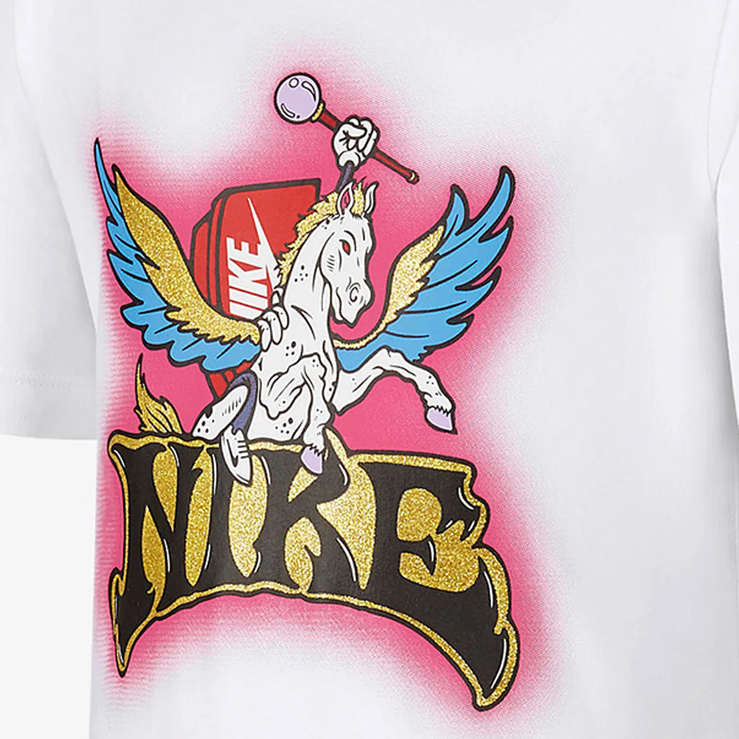Футболка Nike x DUJIAOSHOU белая детская — фото 3