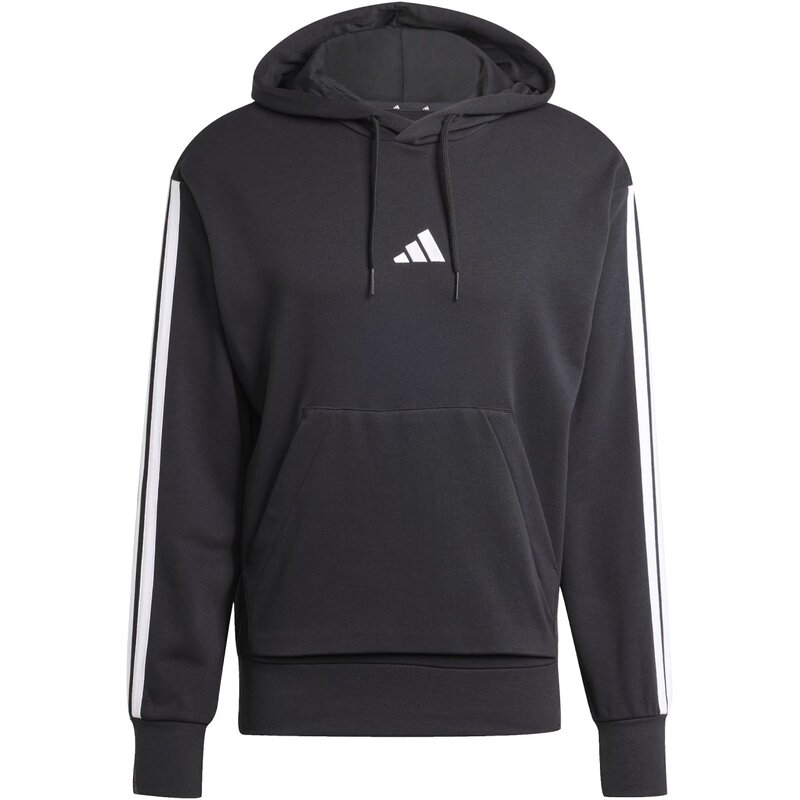 

Толстовка Essentials с тремя полосками из французского трикотажа Adidas, черный