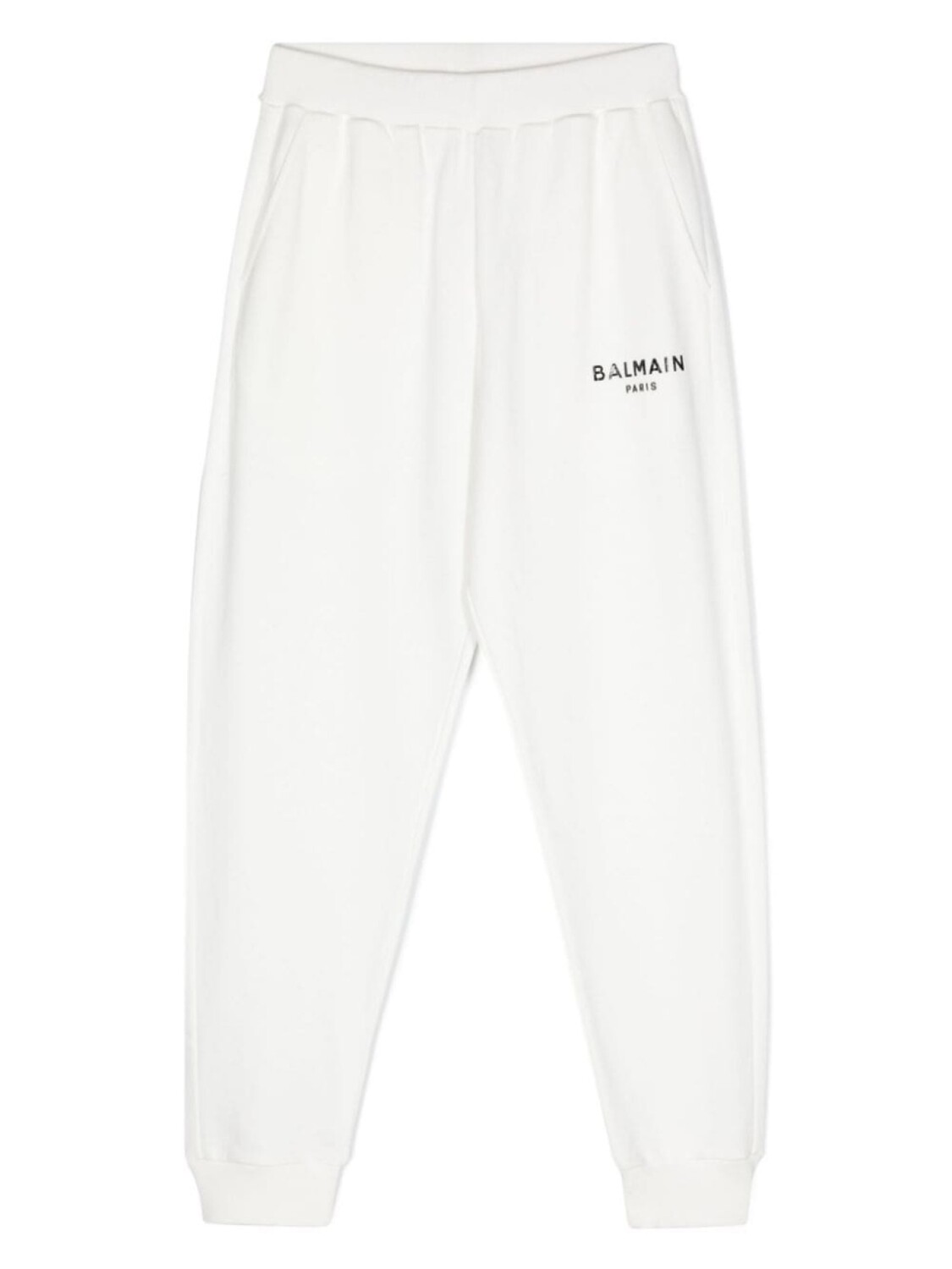 

Спортивные брюки с логотипом Balmain Kids, белый