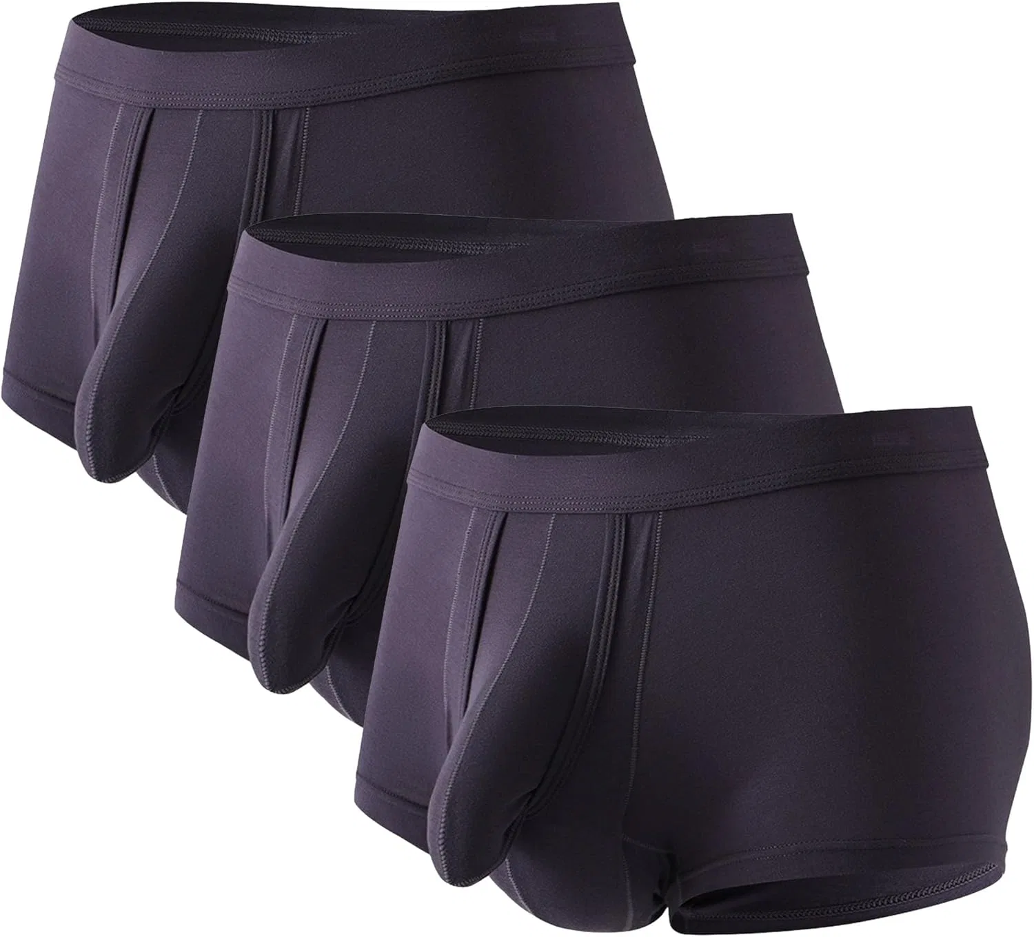 Боксеры раздельные, Dark Grey-3pc
