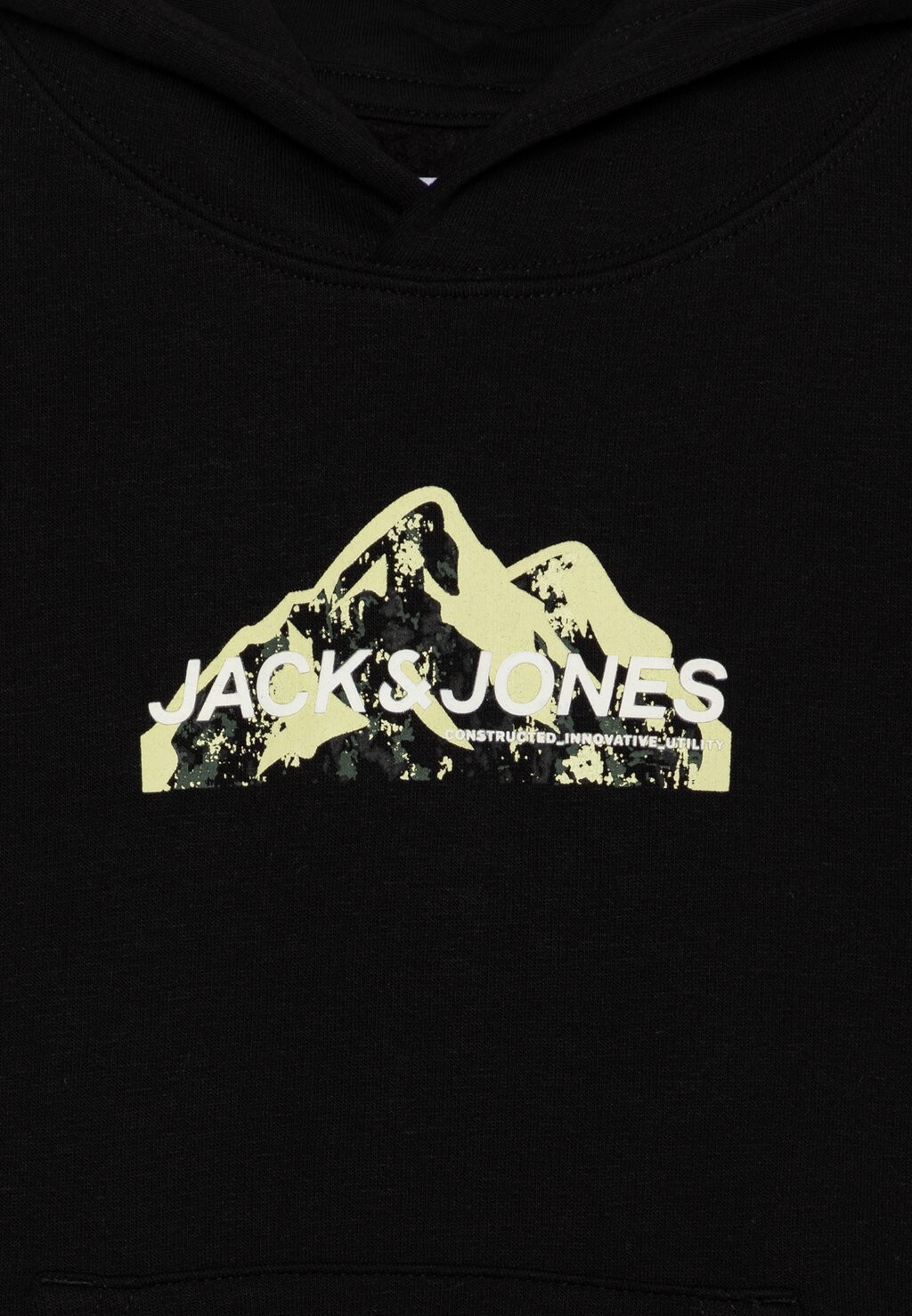 

Толстовка с капюшоном JCOMOUNTAIN LOGO HOOD Jack & Jones, черный