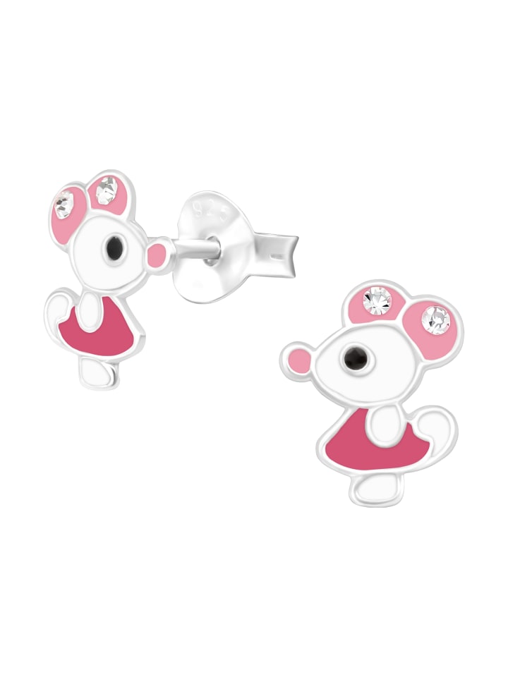 

Schmuck23 Серебряные серьги 925 пробы в виде мышки, 0,7 см x 0,8 см