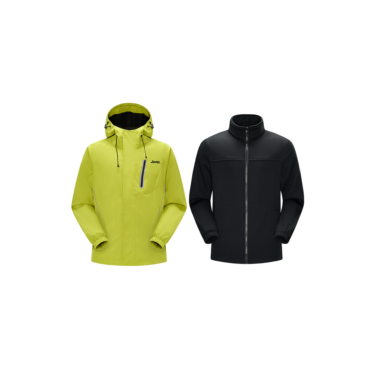 

Ветровка Куртка Унисекс Jeep, цвет Neon Yellow