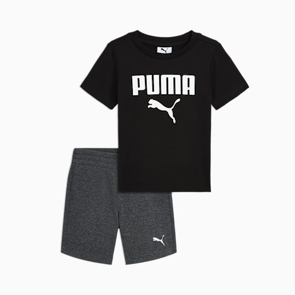 

Футболка и флисовые шорты для малышей Matching Sets Puma, черный