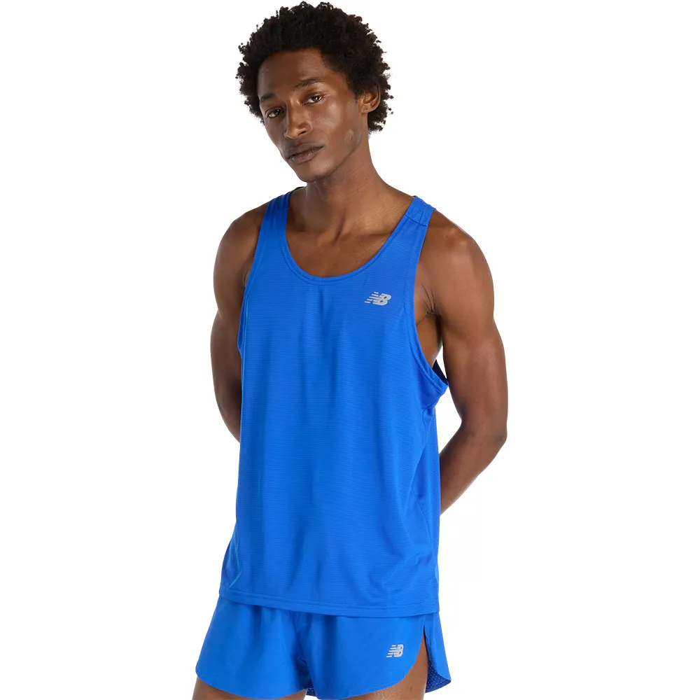 

Футболка без рукавов спортивная New Balance Sport Essentials, синий