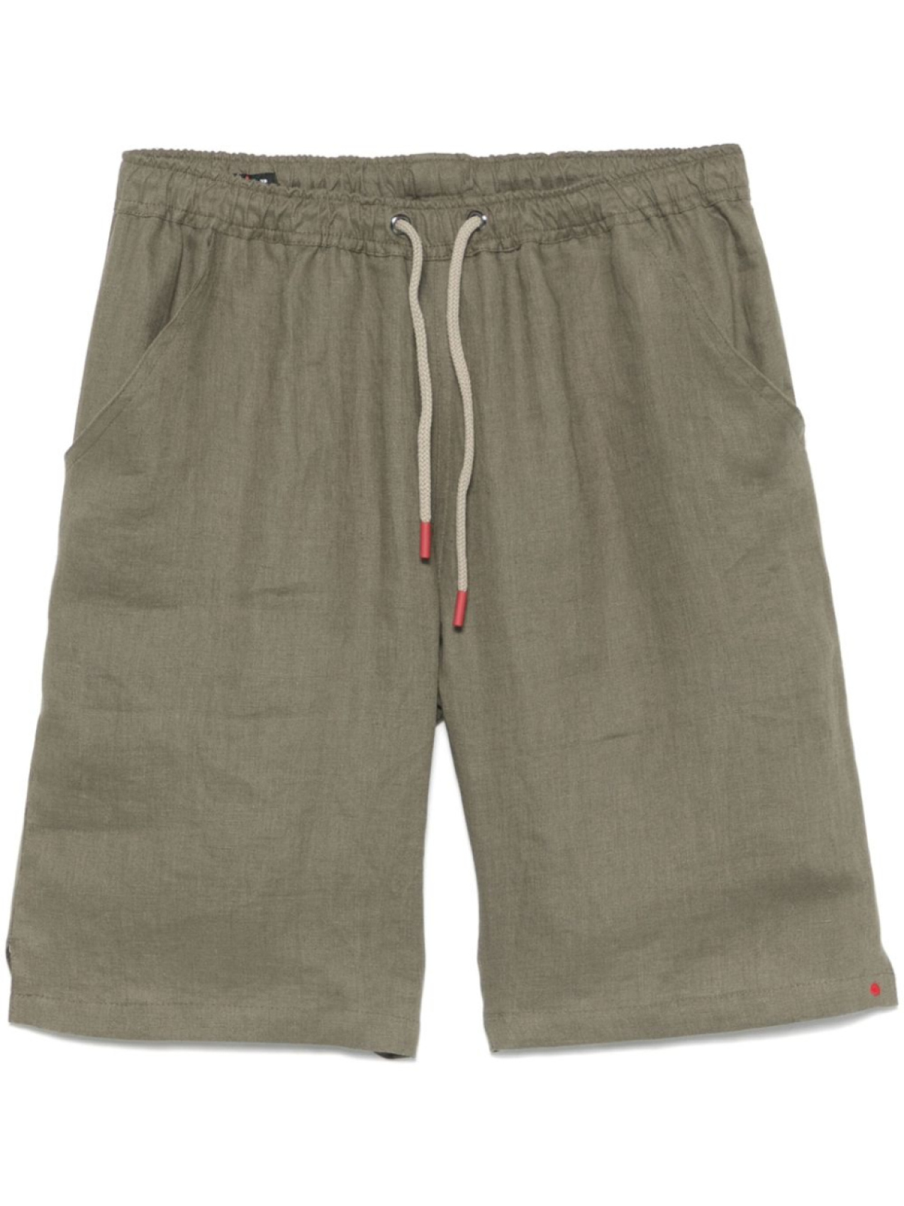 

Kiton льняные шорты, зеленый