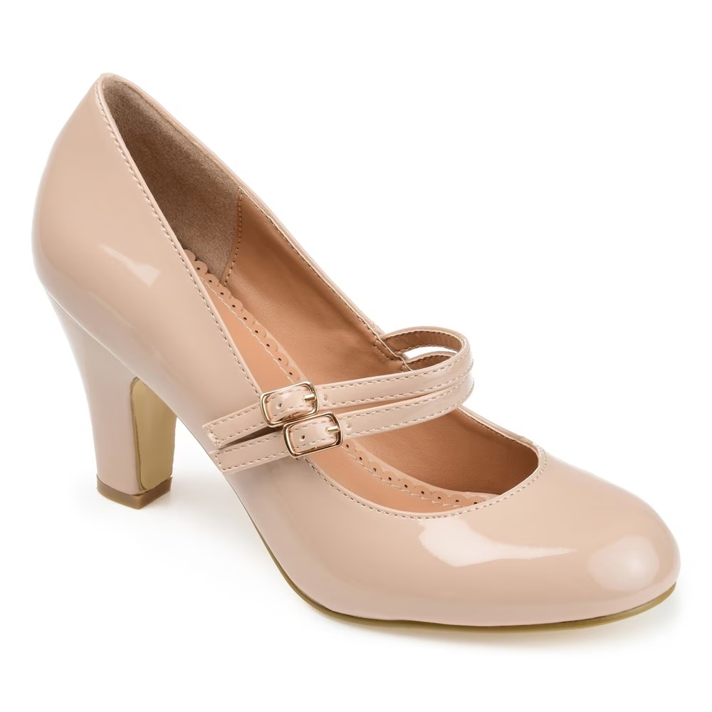 Туфли на каблуке Wendy mary jane от Journee, blush