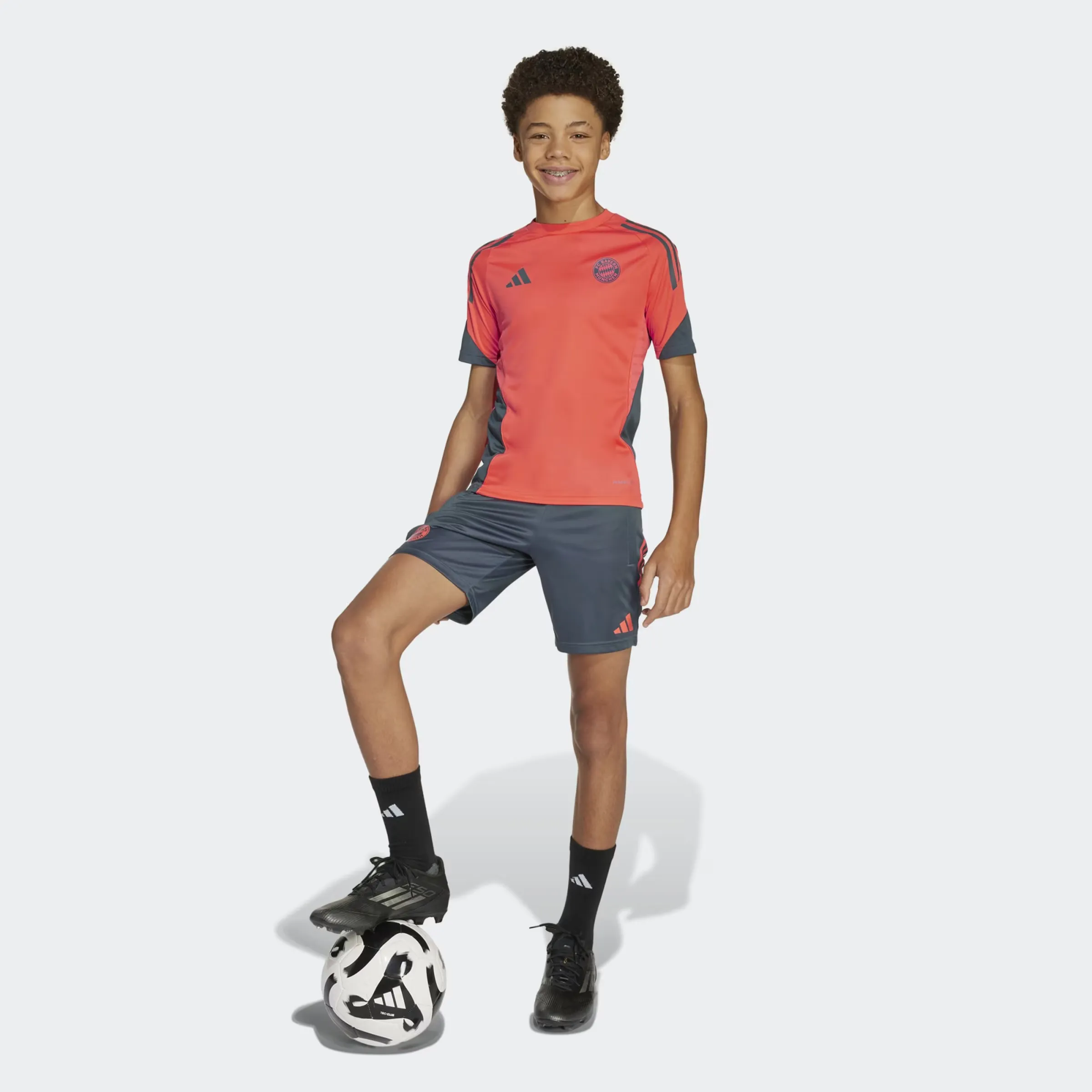 Детская футболка FC Bayern Munich Tiro 25 Competition adidas, оранжевый — фото 3