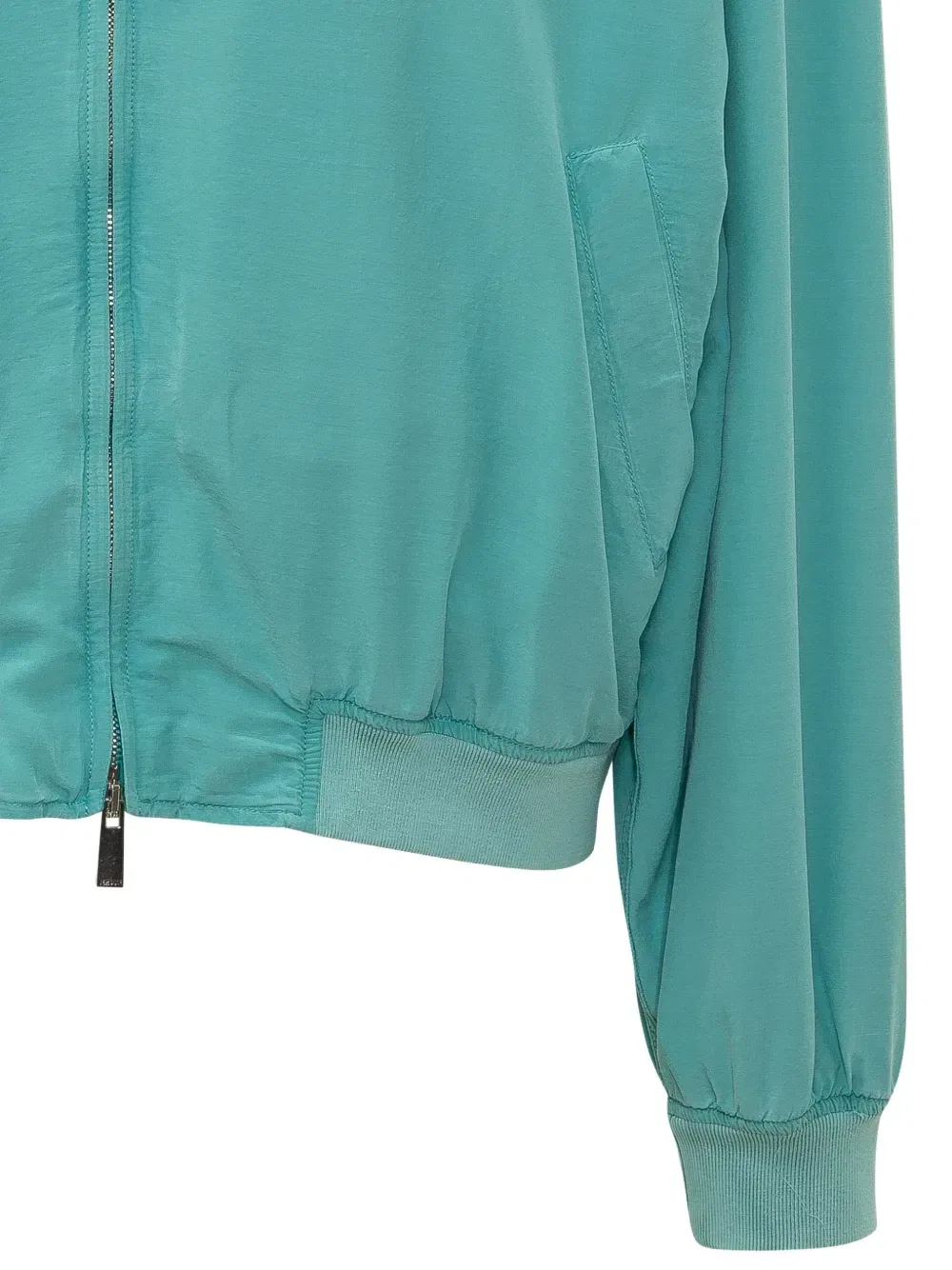 Куртка-бомбер на молнии VERSACE, синий — фото 4