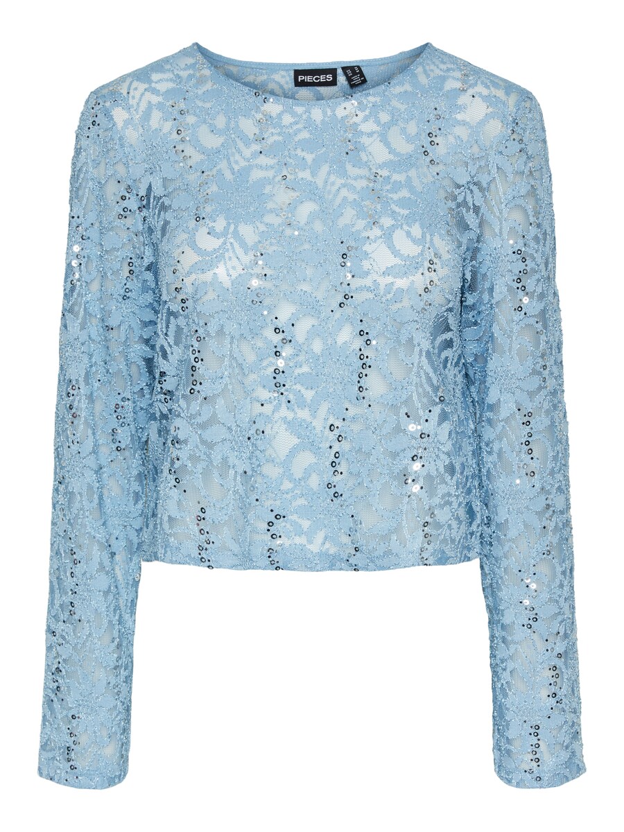 

Кружевная блузка PIECES Blouse PCROXY, светло-синий