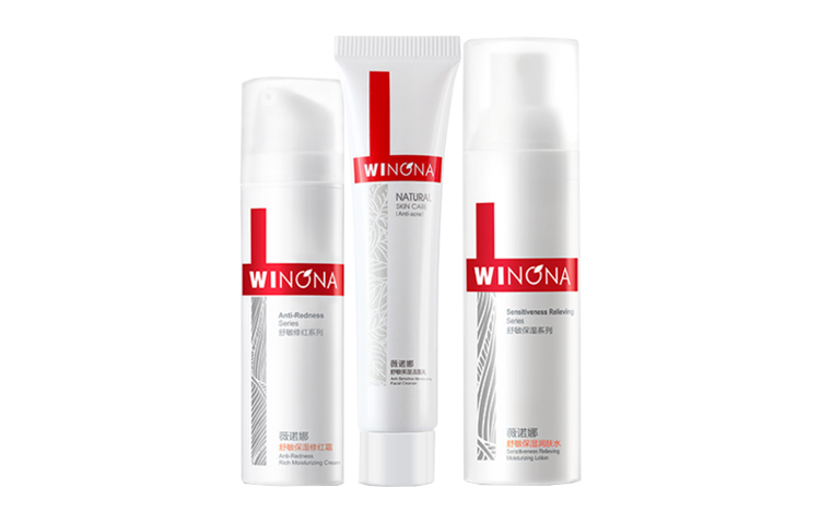 

Winona Набор для путешествиков для снятия покраснений и увлажнения успокаивающий, увлажняющий и восстанавливающий 15г+15г+30г