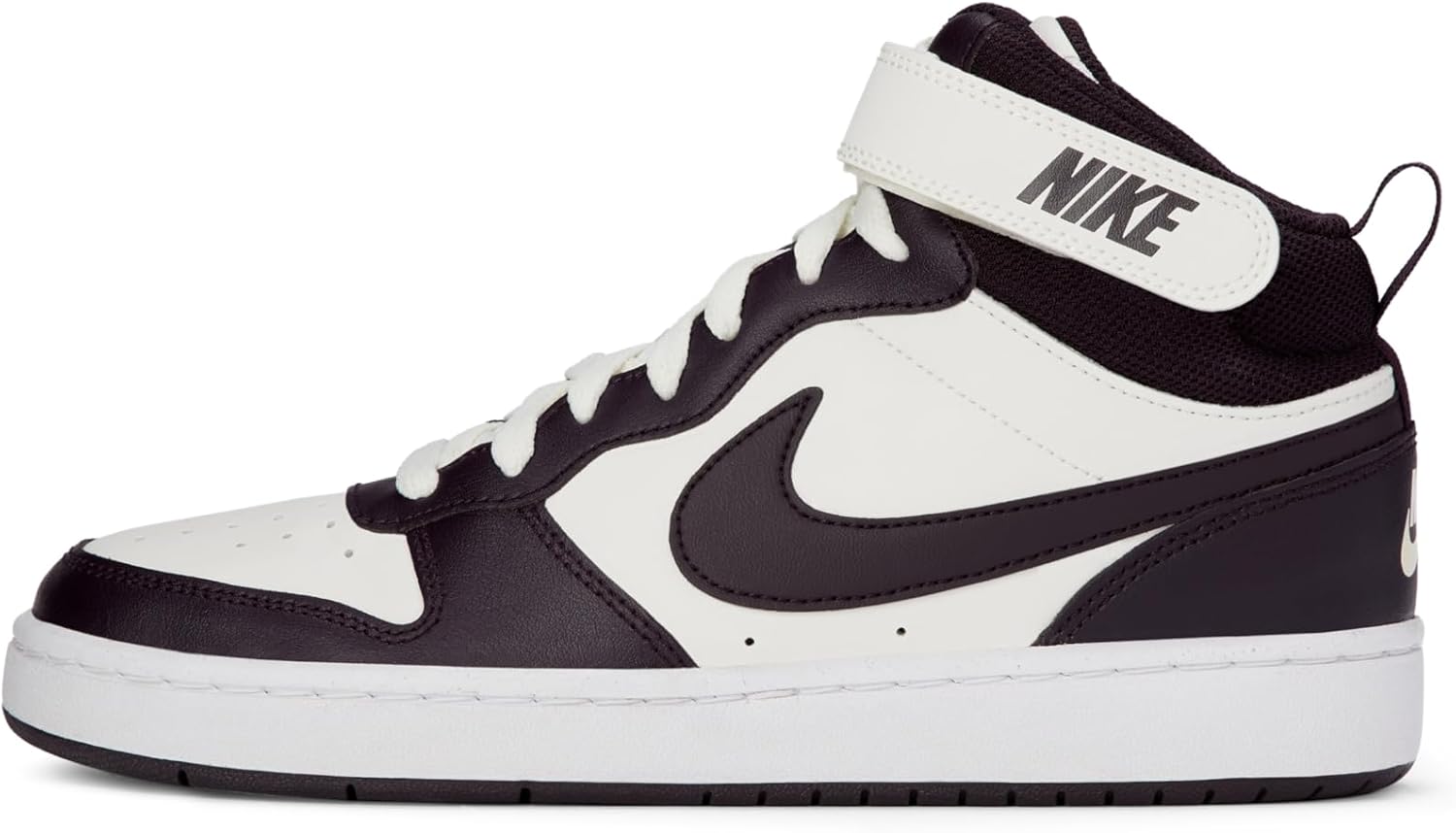 

Кроссовки Nike Kids' Court Borough Mid 2, белый/бордовый