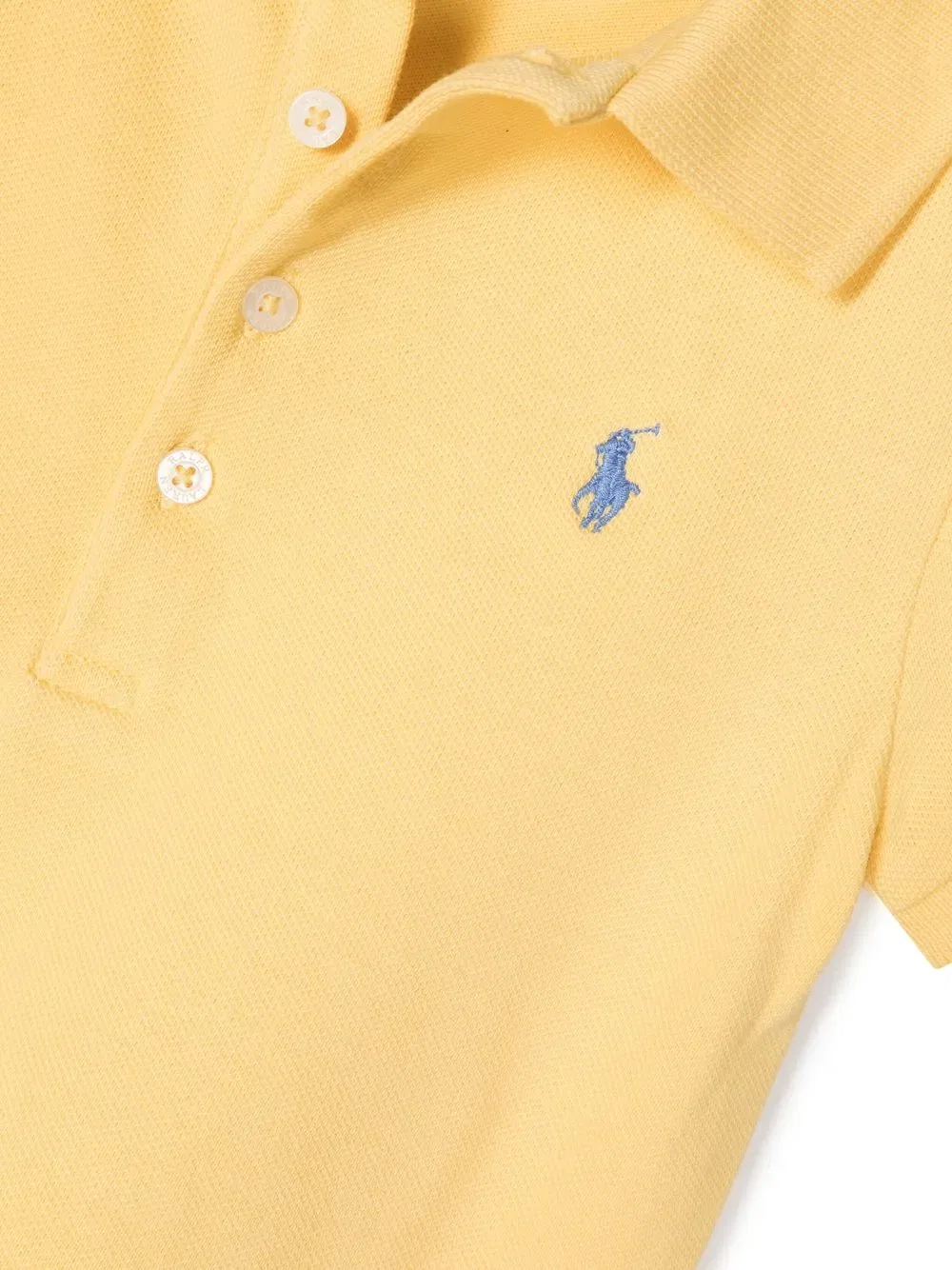 Подростковая поло-рубашка с вышитым логотипом Polo Ralph Lauren Kids, желтый — фото 3