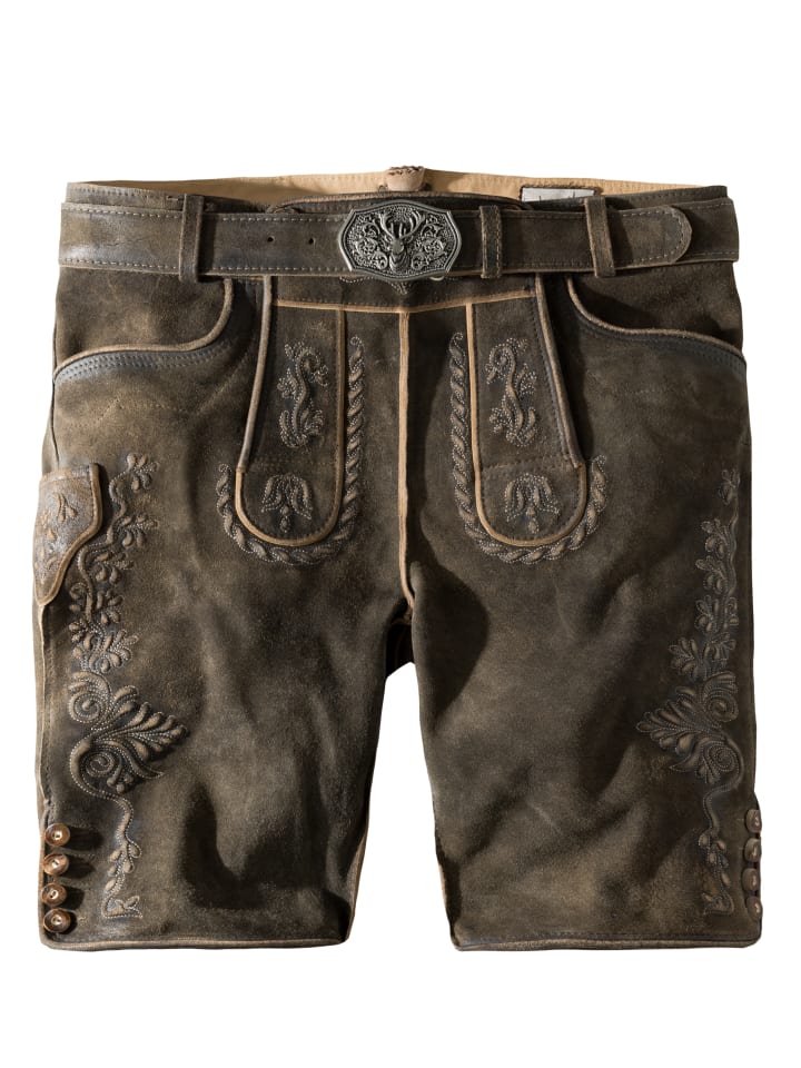 

Stockerpoint Кожаные брюки «Оливер» с вкраплениями гальки