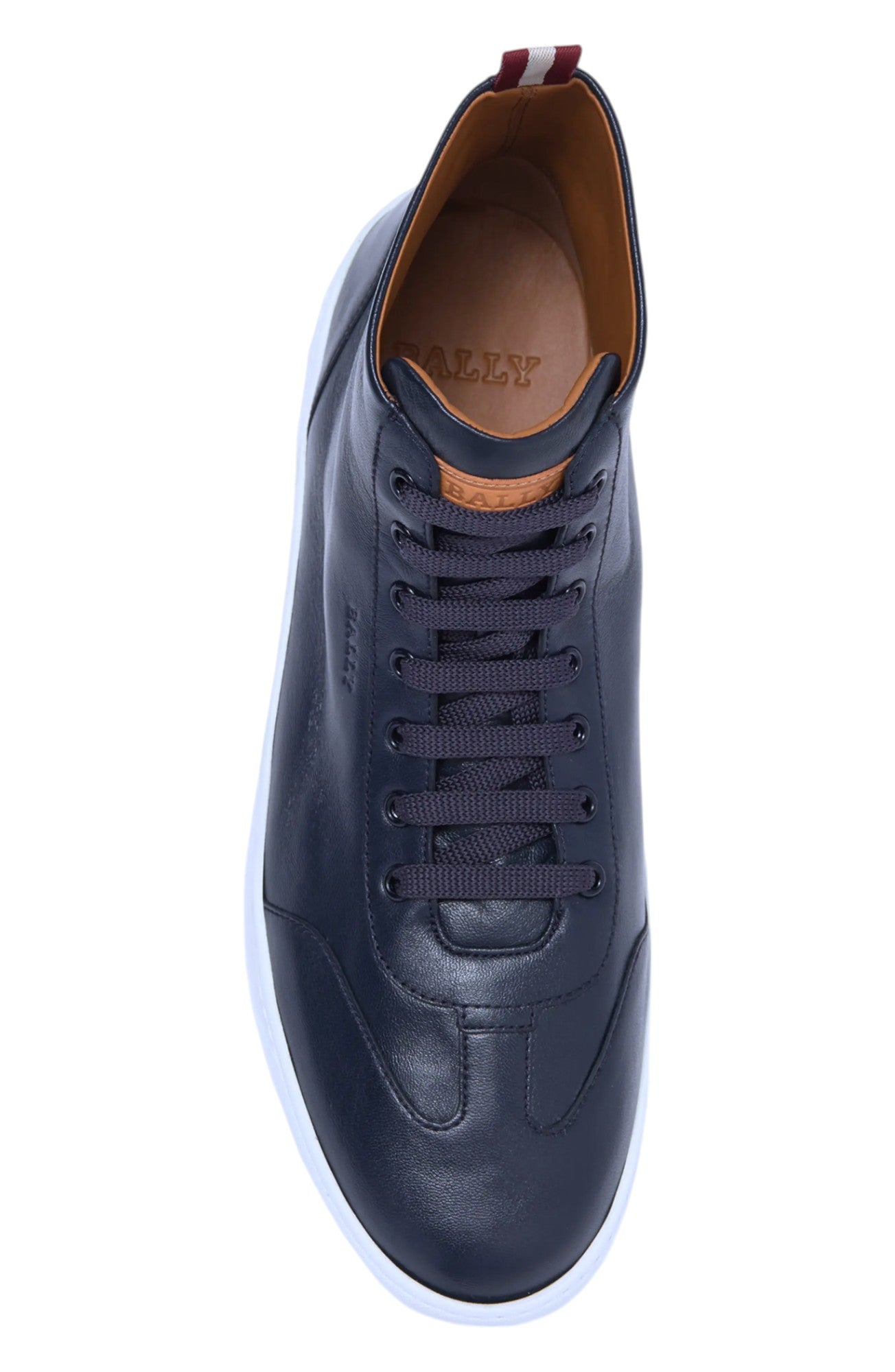 Bally Bruce 6230481 Мужские высокие кожаные кроссовки чернильного цвета, размер 6 (США) — фото 3