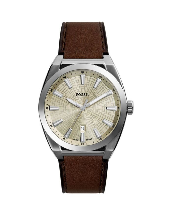 

Часы Fossil Everett, 42 мм, слоновая кость/кремовый