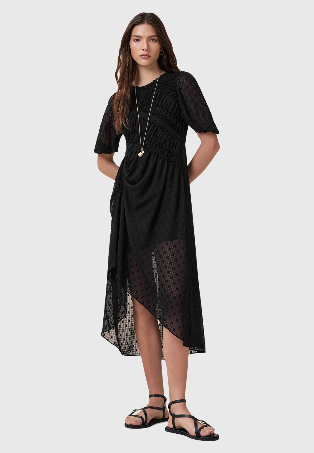 

Повседневное платье SERENE AllSaints, черный