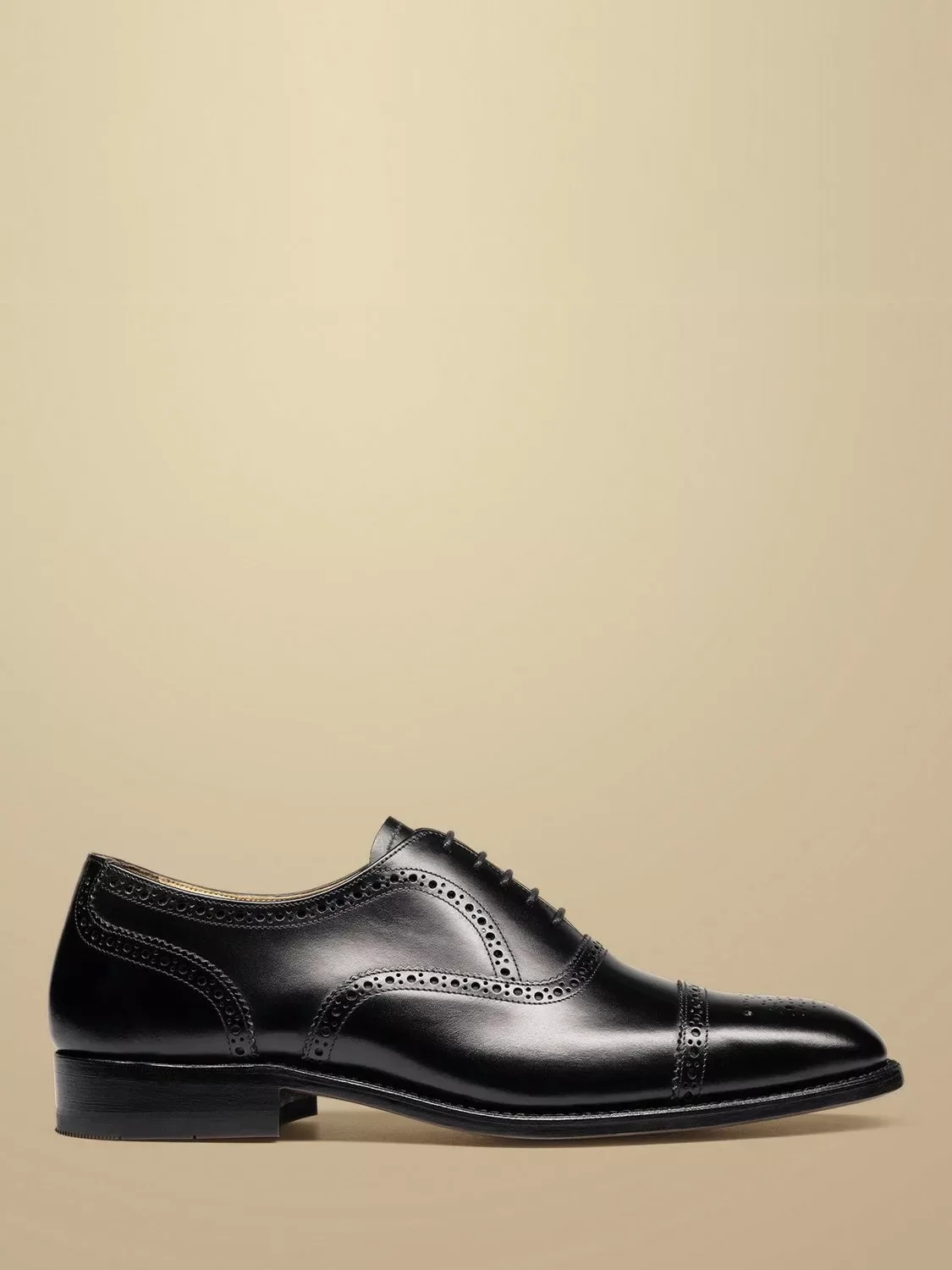 Кожаные броги, черные Charles Tyrwhitt