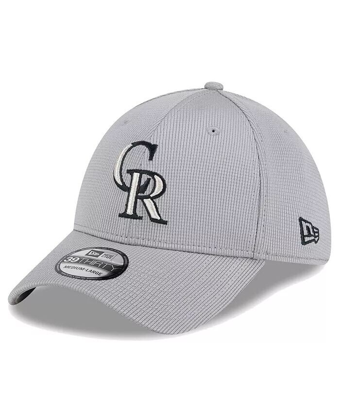 

Мужская серая кепка Colorado Rockies Active Pivot 39Thirty Flex New Era, серый