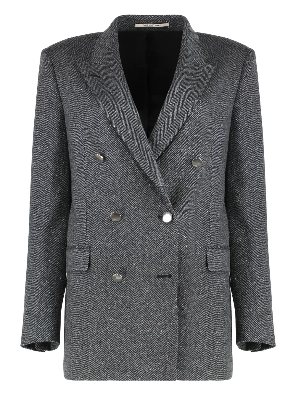 

Двубортный блейзер Jasmine Tagliatore, серый