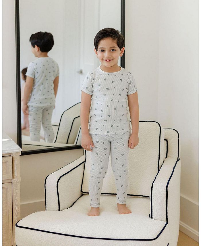 Унисекс Lounge Set из коллекции Berry - Baby, Little Kid Ely's & Co., синий — фото 4