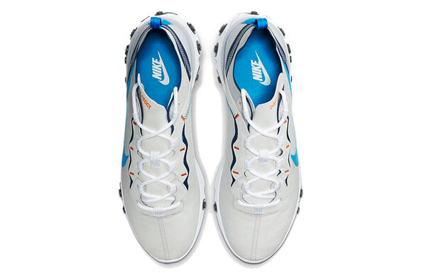 Кроссовки реагируют на элемент 55 Nike, серый — фото 4