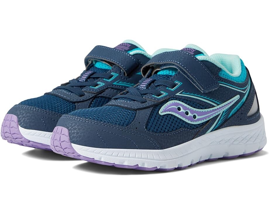 

Кроссовки Saucony Cohesion 14 A/C, цвет Navy/Turquoise/Purple
