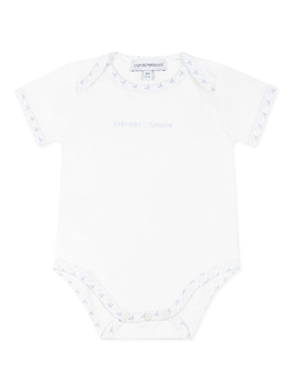 Корпуса с логотипом (комплект из двух) Emporio Armani Kids, белый — фото 2