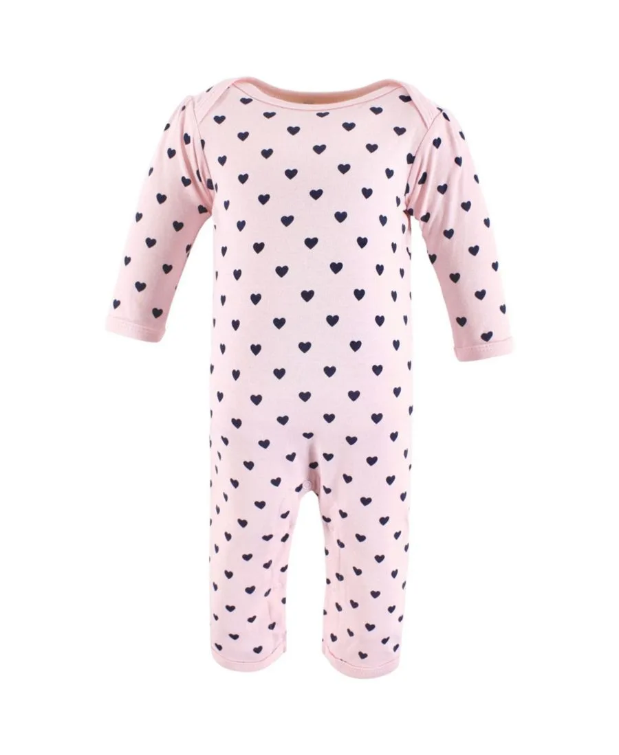 Мягкий хлопковый комбинезон для девочек Hudson Baby, Love At First Sight — фото 4