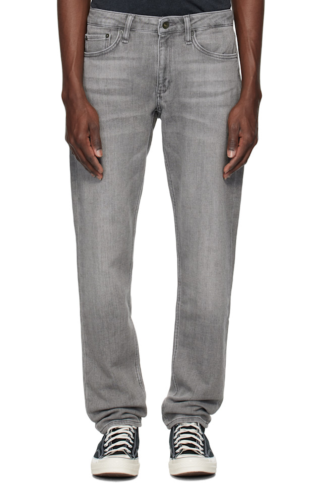 

Джинсы Fit 3 с облегающим спортивным кроем Rag & Bone, серый