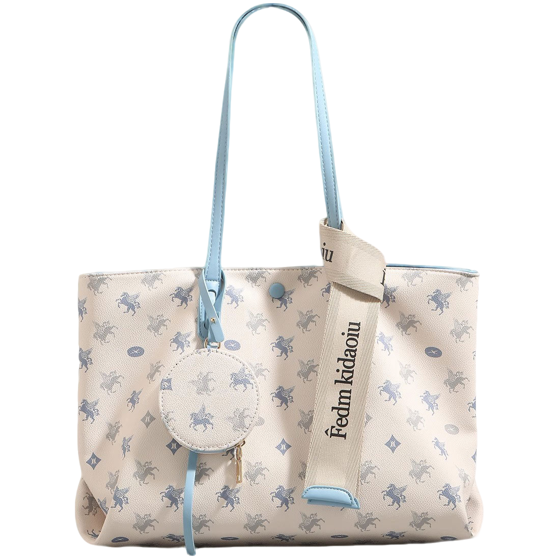 

PAYOT Сумка-шоппер из искусственной кожи, женская наплечная сумка розовый белый/фиолетовый белый/синий белый