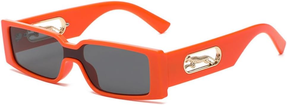 

Солнцезащитные очки прямоугольной формы 2027 года для женщин, солнцезащитные очки для мужчин в стиле панк, солнцезащитные очки с защитой от УФ-излучения UV400 MTZJH, Orange