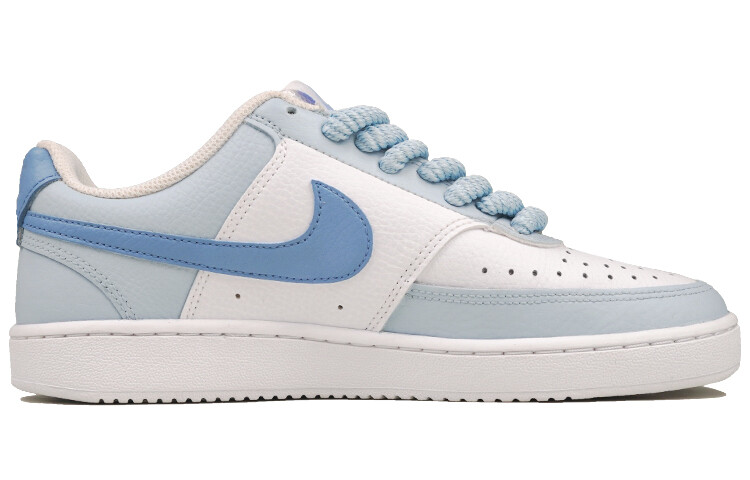 

Кроссовки Nike Court Vision 1 Skateboarding Shoes Women's Low-top White, голубой, Синий, Кроссовки Nike Court Vision 1 Skateboarding Shoes Women's Low-top White, голубой