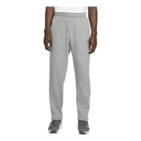

Штаны фитнес-брюки с открытым низом Therma Fit Nike, серый